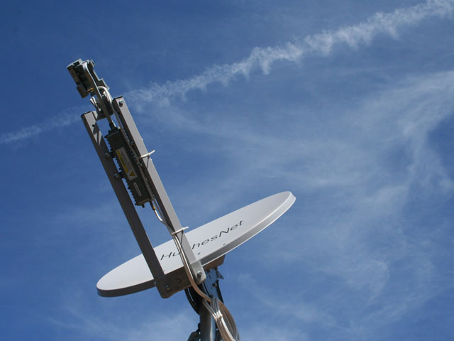 HughesNet Satellite Dish and Arizona Sky. Credit: Alan Levine / Flickr